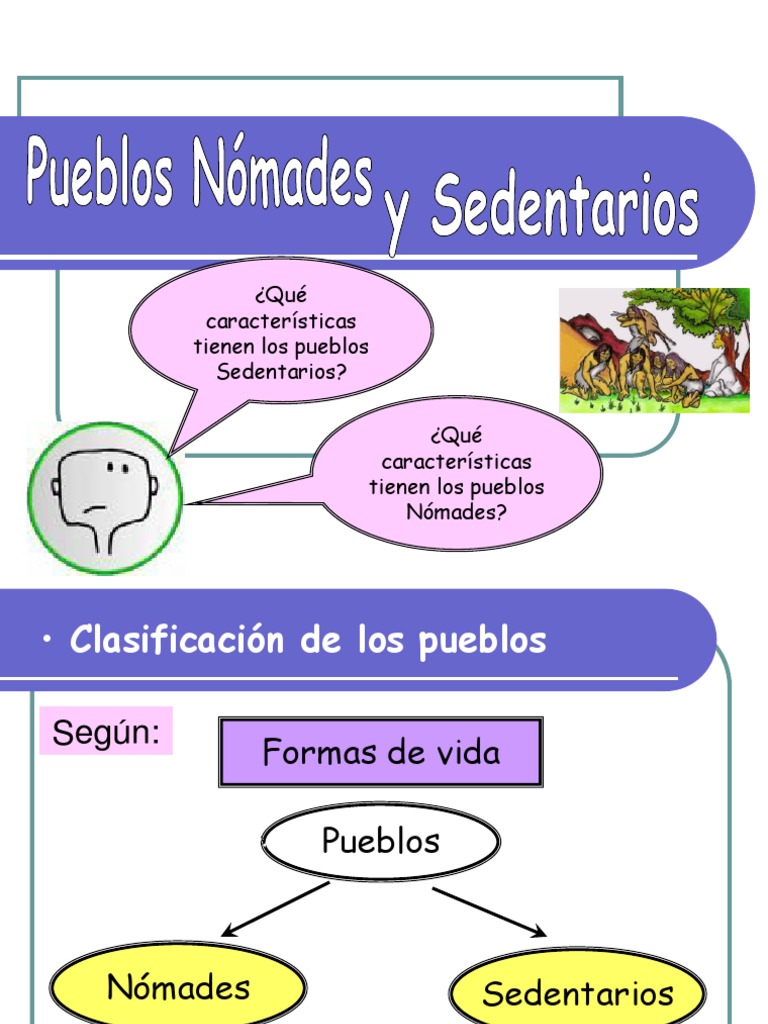 Pueblos Nómades y sedentarios