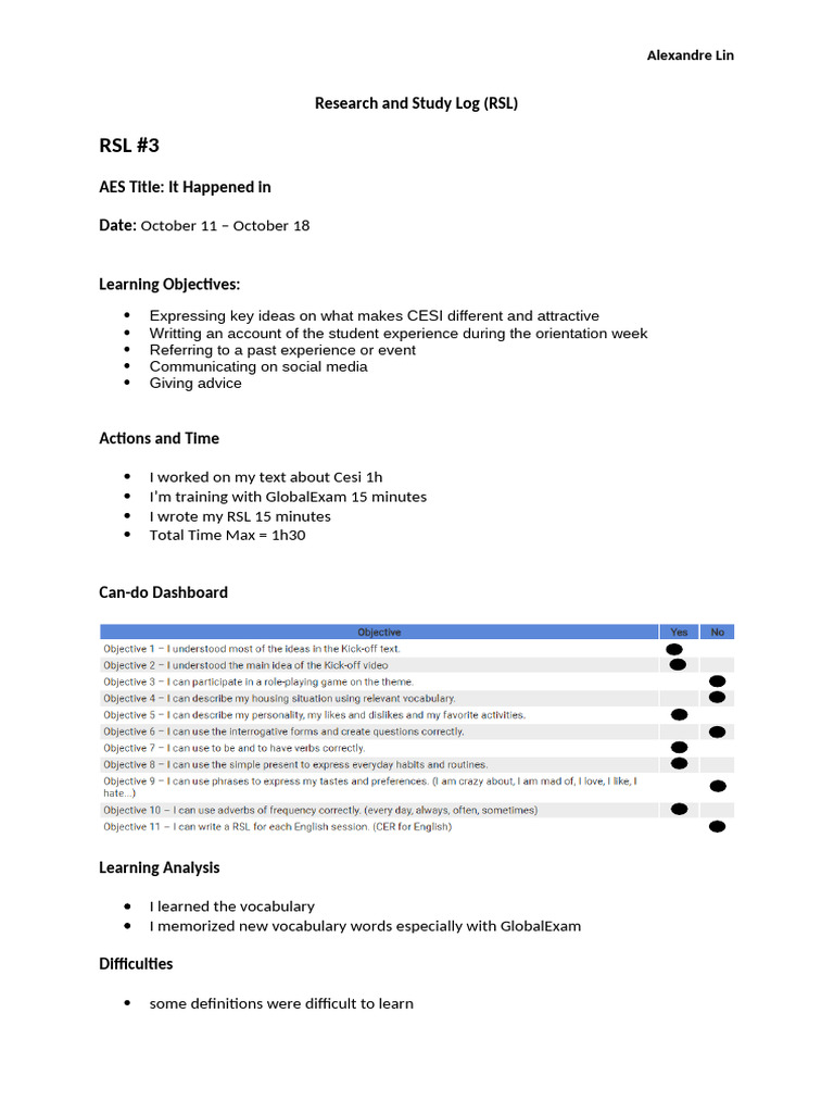 RSL 3 | PDF
