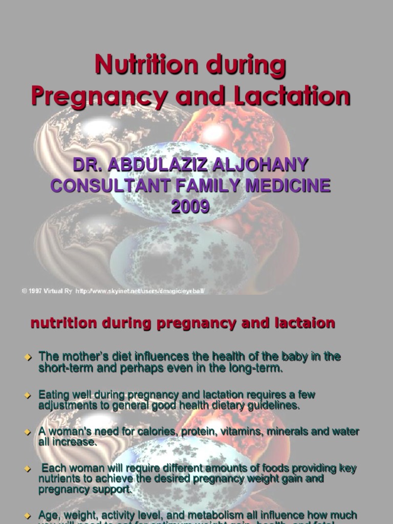 3810nutrition During Pregnancy and Lactation | PDF