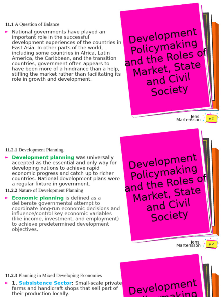 Development Policymaking Chapter 11 | PDF | Non Governmental ...