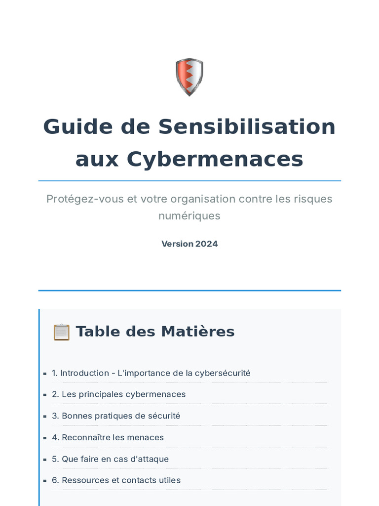 Guide de Cybersécurité 2024 | PDF | Rançongiciel | Sécurité des ...
