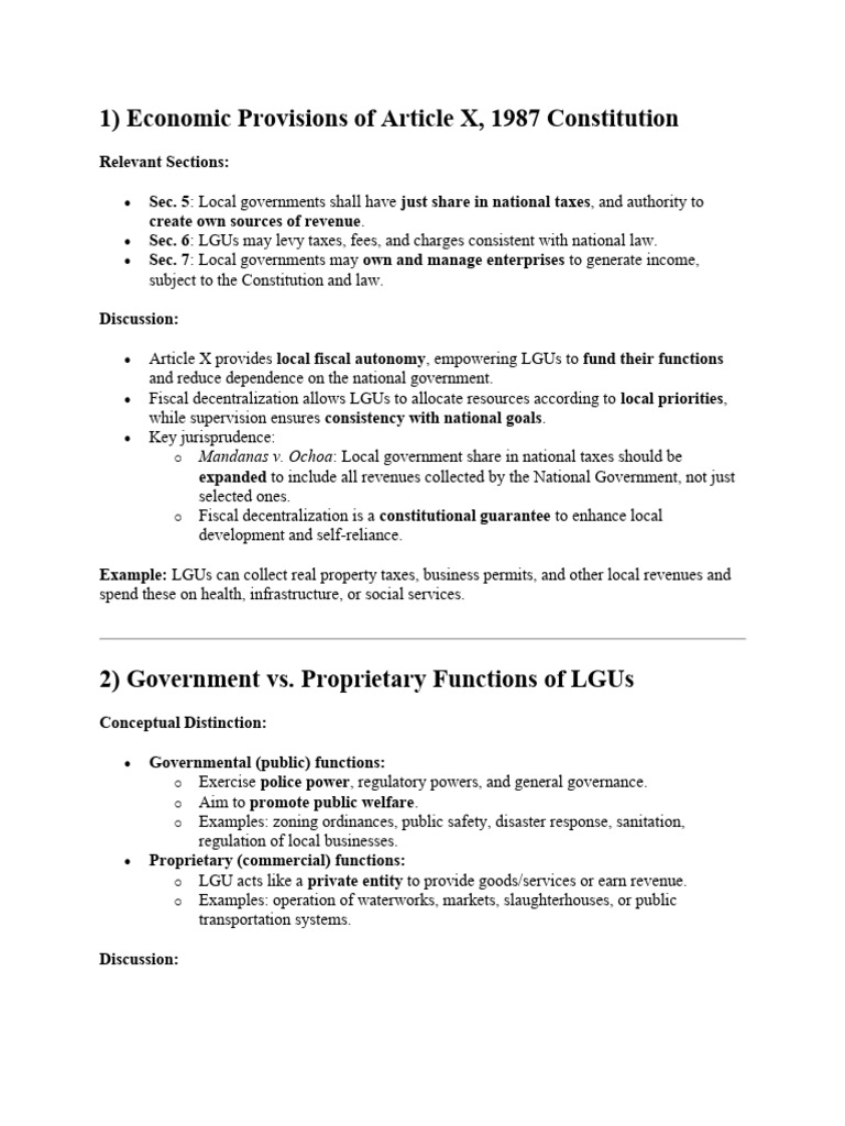 Economic Autonomy of Local Governments | PDF | Taxes | Local Government