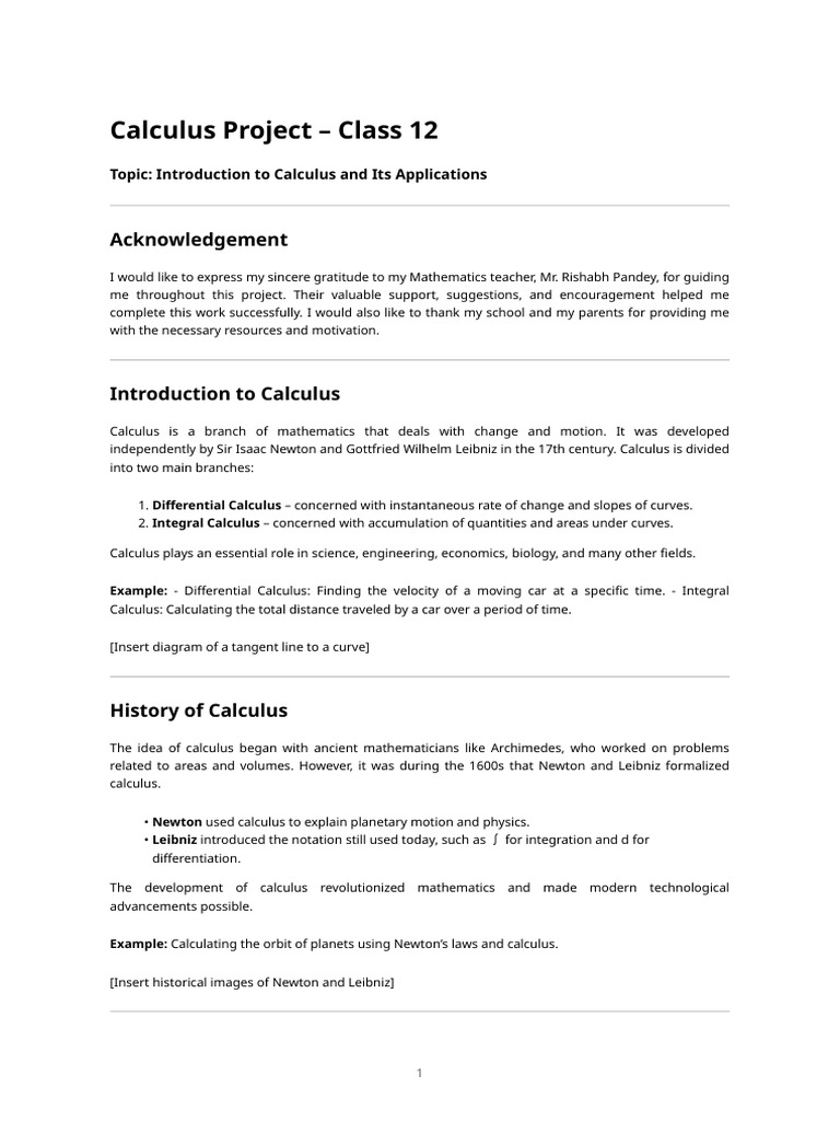 Introduction to Calculus Concepts | PDF | Calculus | Differential Calculus
