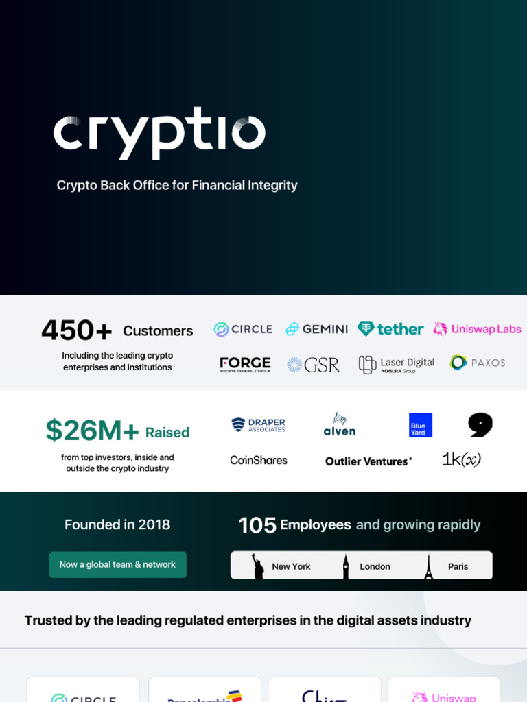 Cryptio Overview Deck (Feb 2025) | PDF | Cryptocurrency | Audit