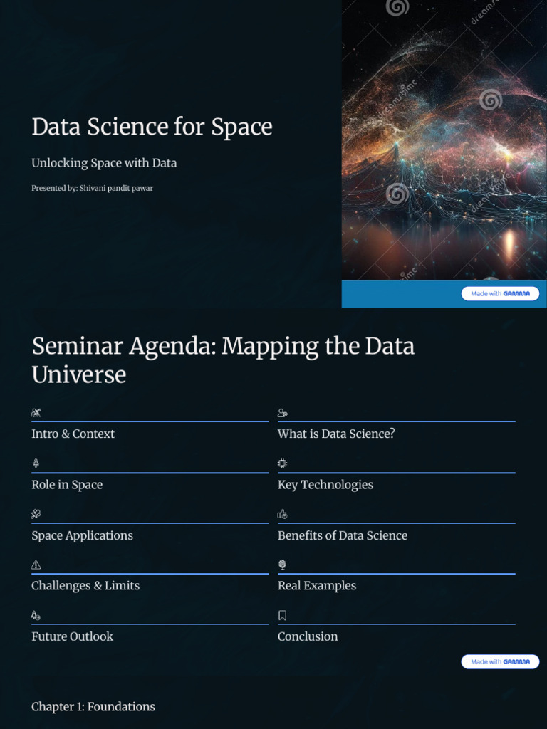 Data Science for Space (1) | PDF