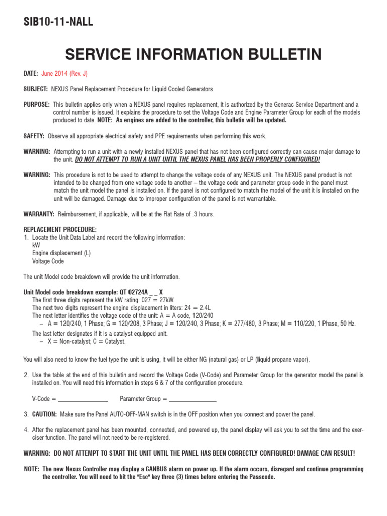 NEXUS Panel Replacement Guide | PDF | Fuse (Electrical) | Electrical ...
