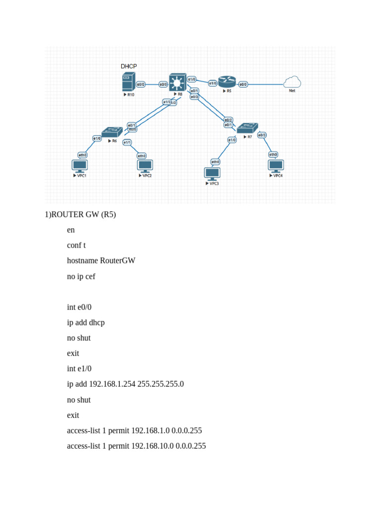 Router and DHCP Server Configuration Guide | PDF | Ip Address ...