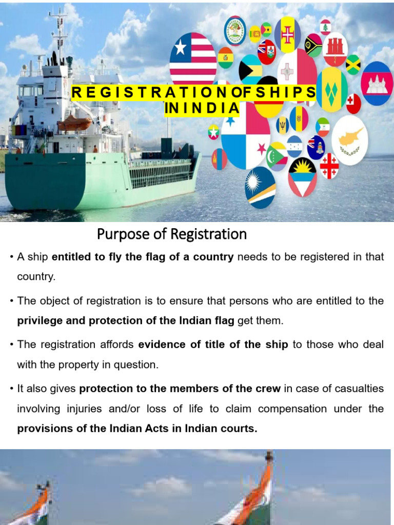 Registration of Ships in India | PDF | Shipping