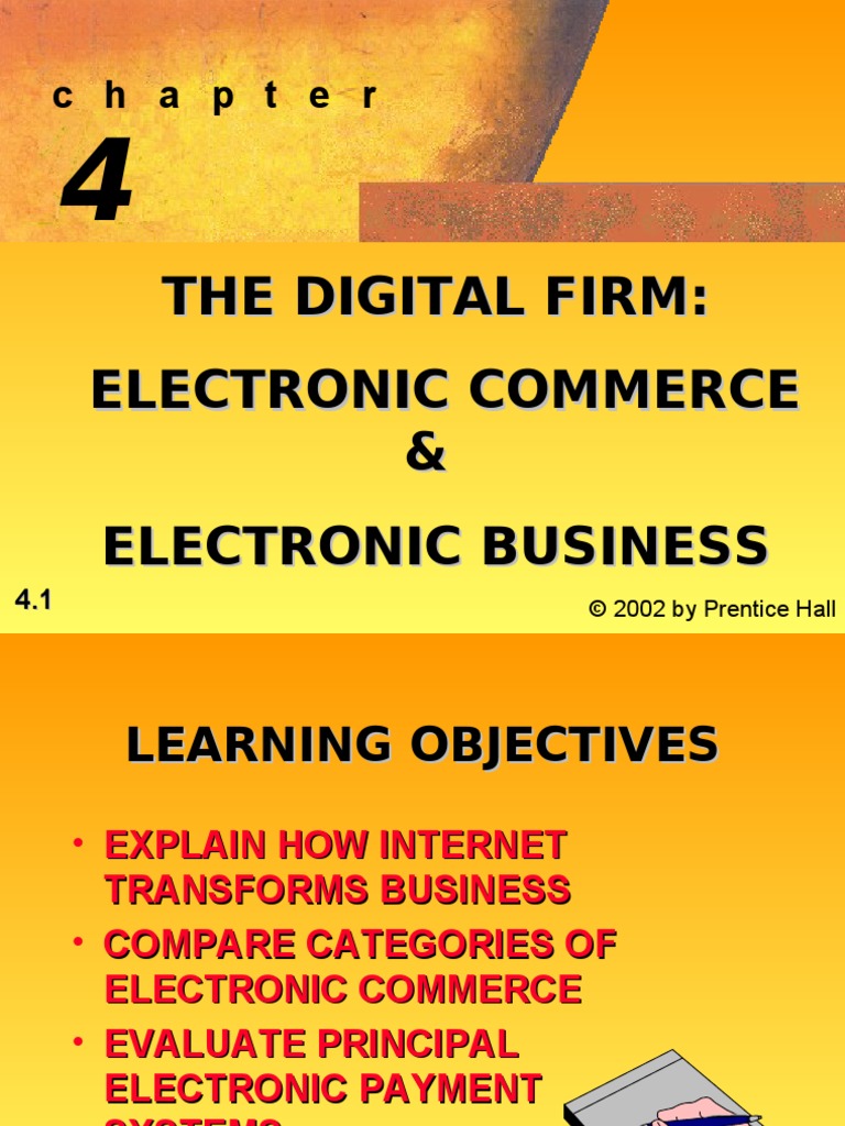 The Digital Firm: Electronic Commerce & Electronic Business | PDF | E ...