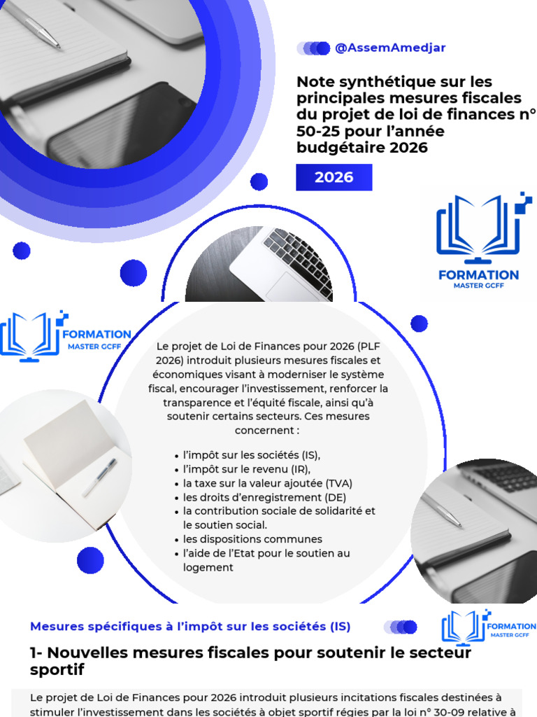 Mesures fiscales du PLF 2026 en détail | PDF | Impôt sur le revenu ...