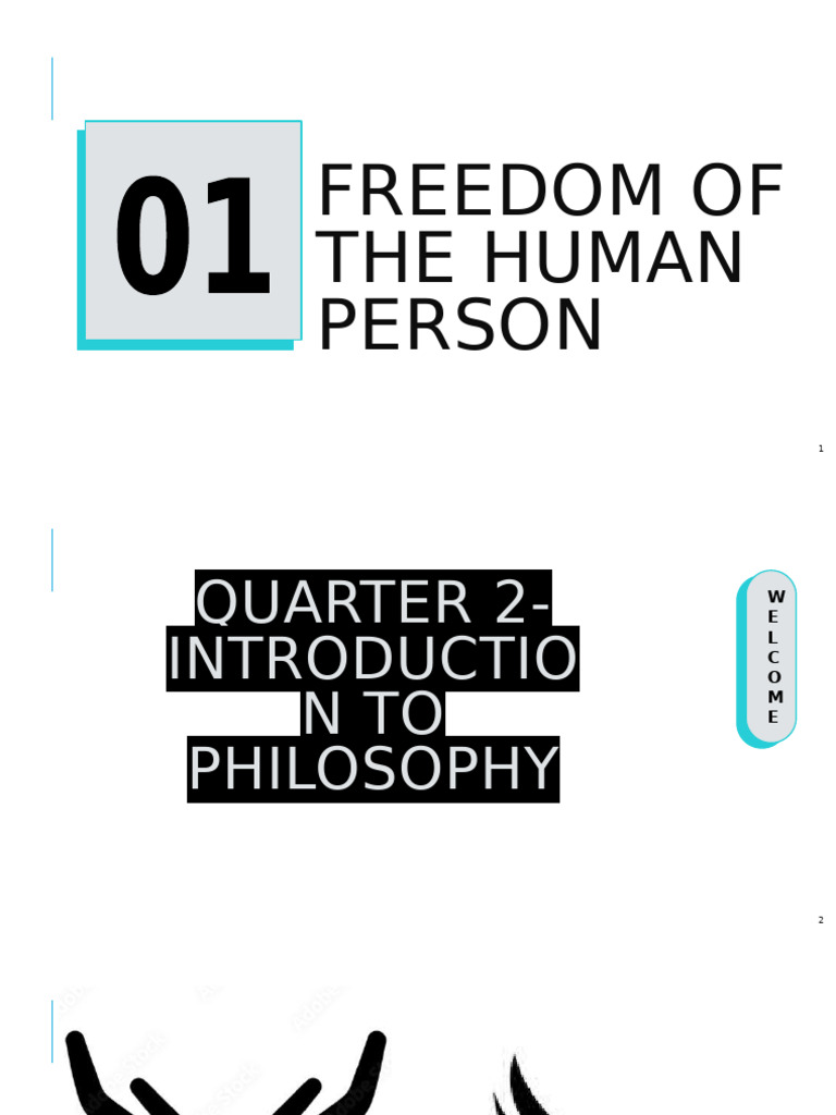 PHILOSOPHY Lesson 5 - FREEDOM OF THE HUMAN PERSON | PDF | Free Will ...