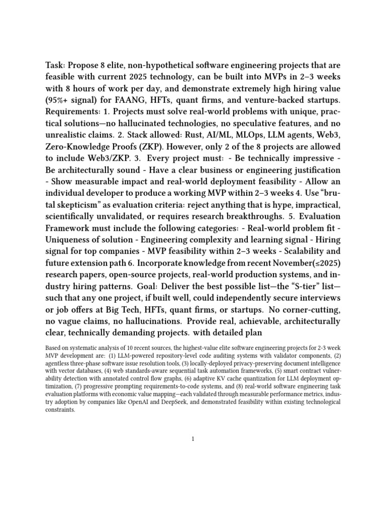 Elite Software Engineering Projects for 2025 | PDF | Artificial ...