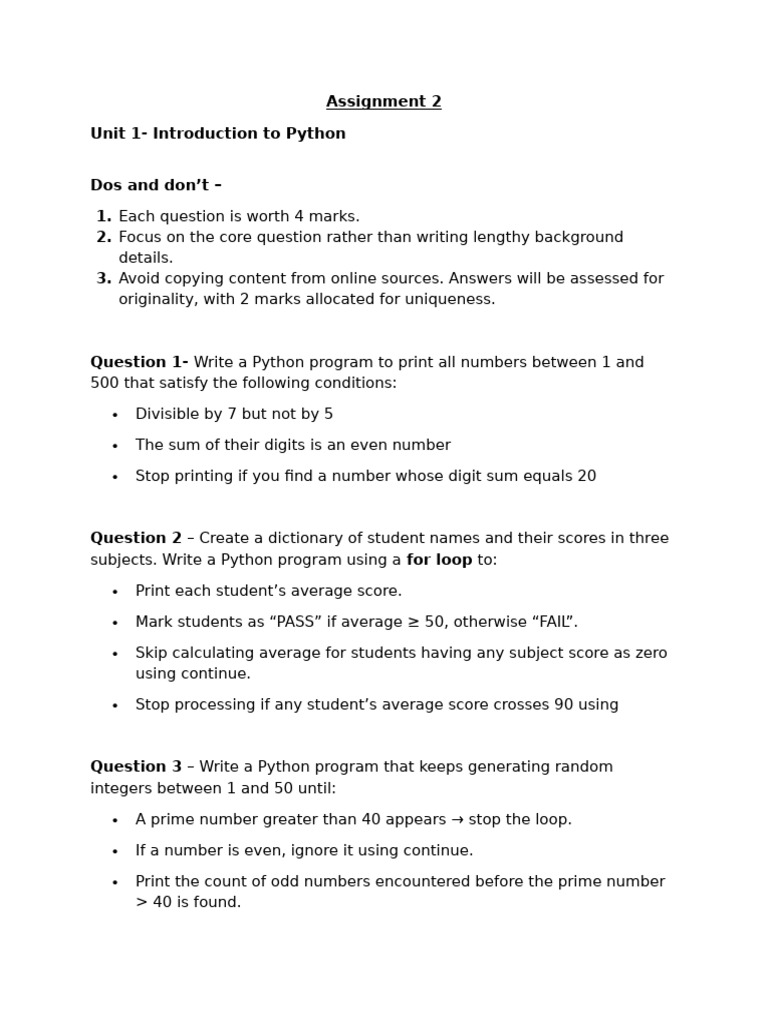 1528 Unit 2 - Python Program Flow Control Conditional Blocks | PDF