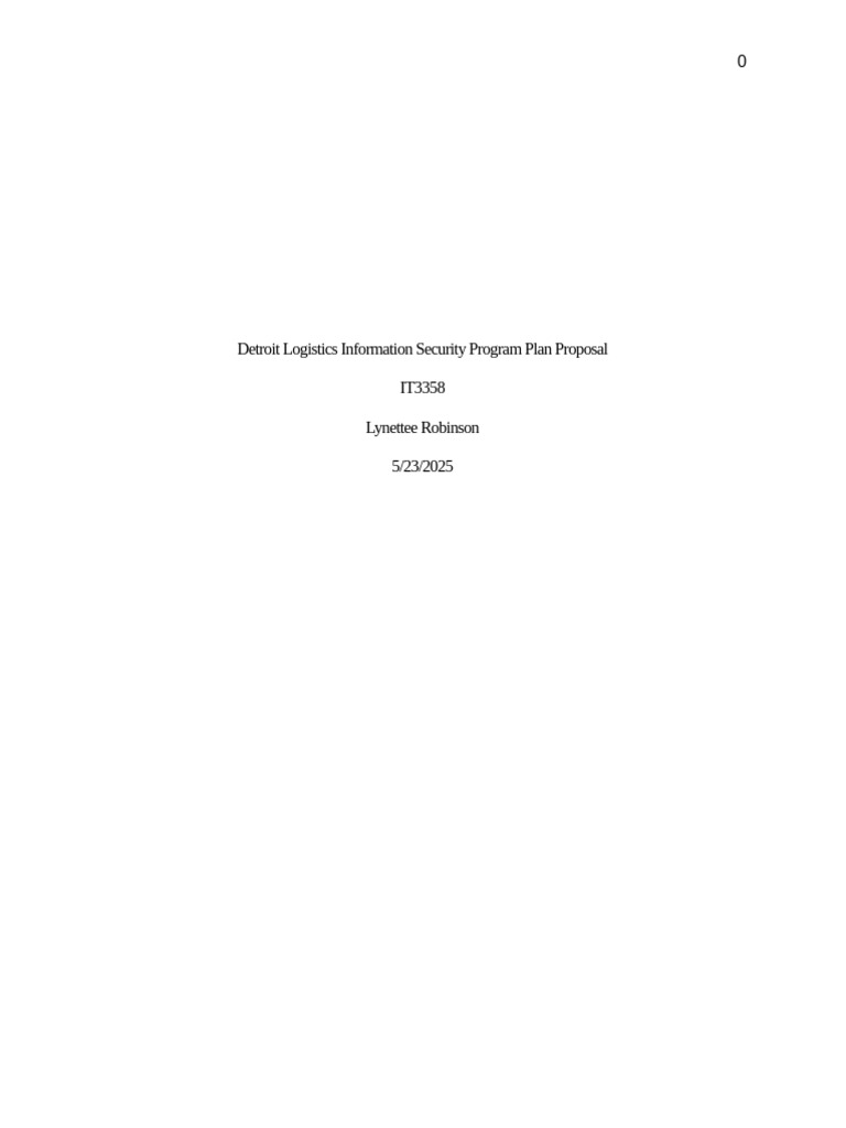 CF Security Program Proposal | PDF | Security | Computer Security