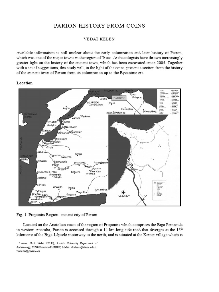 PARION_HISTORY_FROM_COINS | PDF | Alexander The Great | Achaemenid Empire
