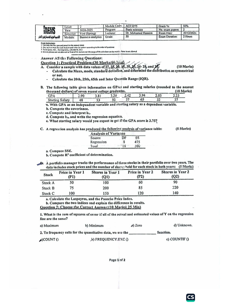 Final Revision of Statics | PDF