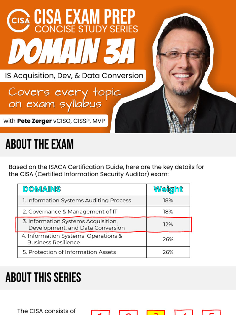 CISA Exam Prep: IS Acquisition & Dev | PDF | Software Development ...