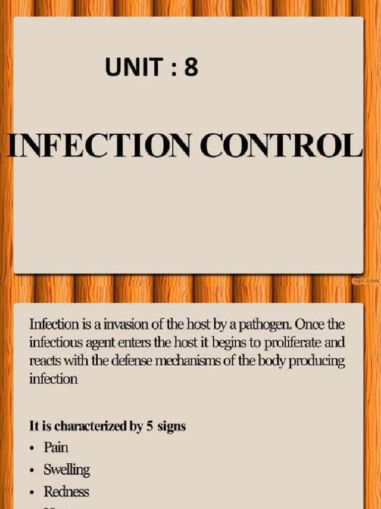 Infection Control | PDF