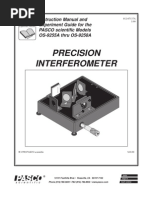 Download Precision Interferometer Manual OS 9255A by shinjikari001 SN96292201 doc pdf