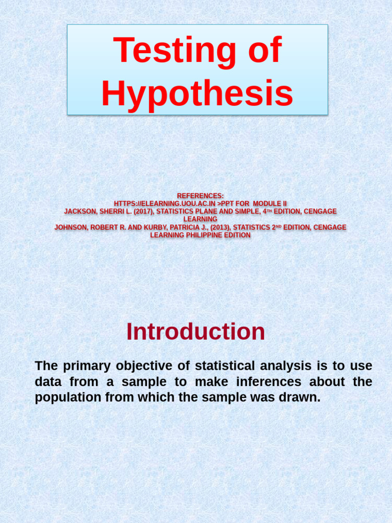 Understanding Hypothesis Testing Basics | PDF | Type I And Type Ii ...
