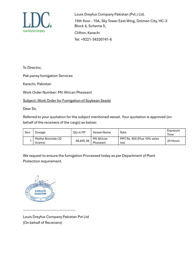 Work Order | PDF