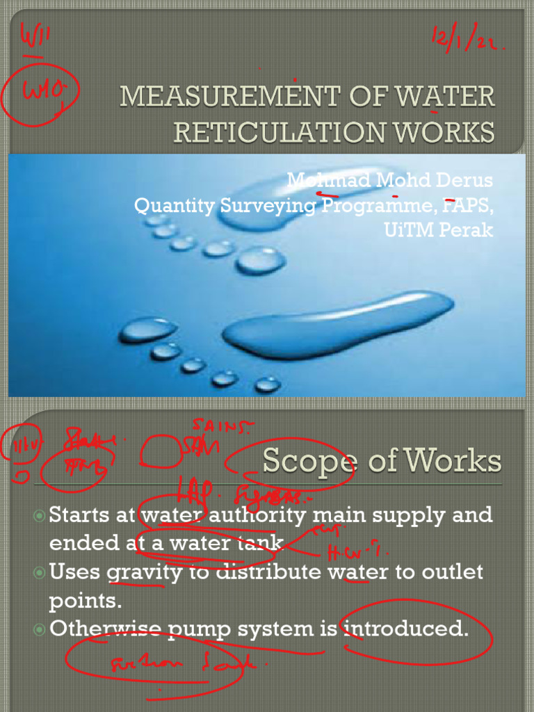 Water Distribution System Components | PDF | Pipe (Fluid Conveyance ...
