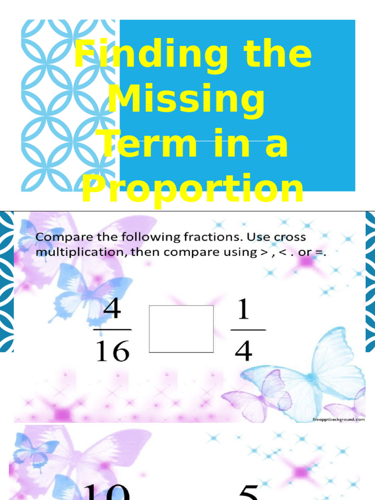 Finding The Missing Term | PDF