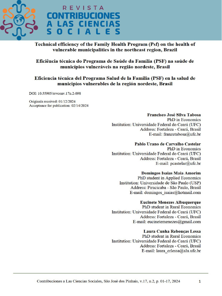 Contribuciones A Las Ciencias Sociales | PDF
