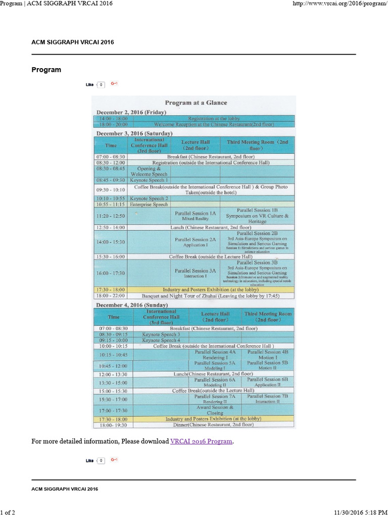 Program Summary | PDF