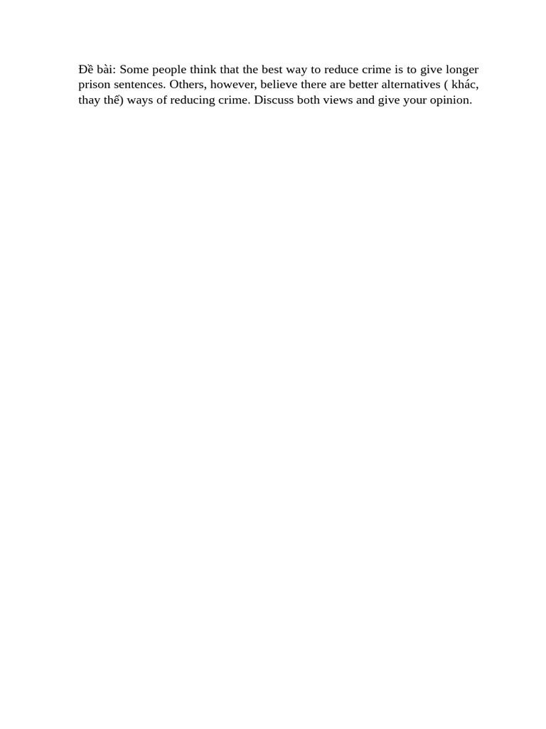 Đề Writing Crime | PDF