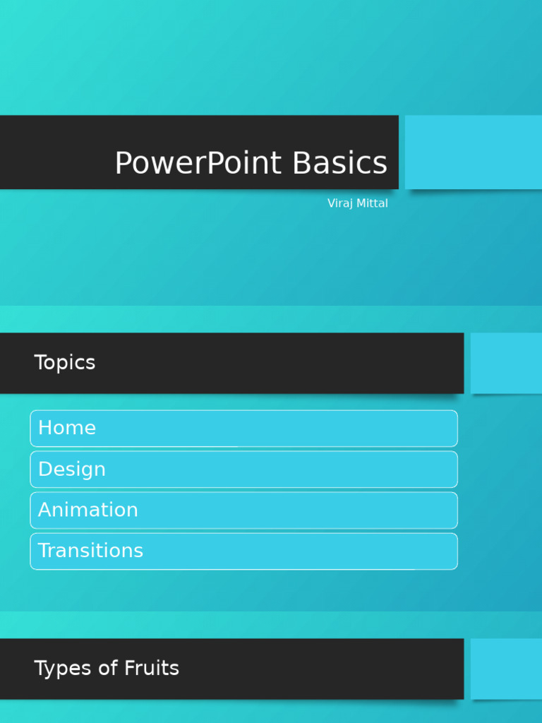 Powerpoint Basics | PDF