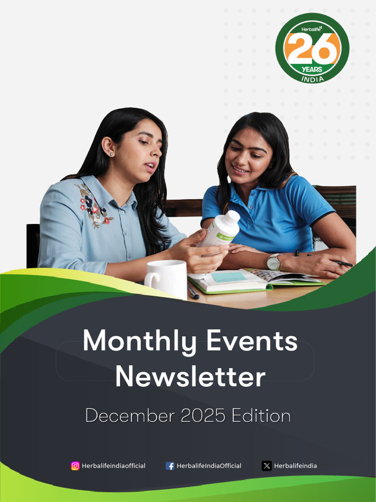 Monthly Events Newsletter - December 2025 | PDF