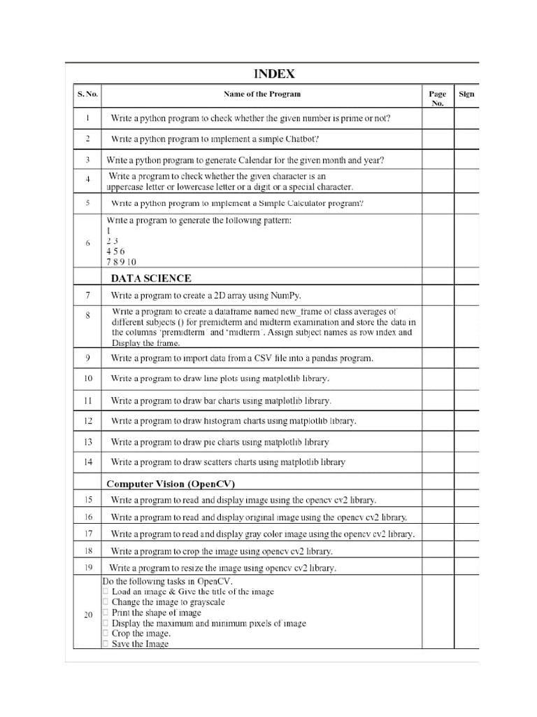 Practical File Grade 10 | PDF
