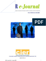 CIER E-Journal - January 2009 Issue
