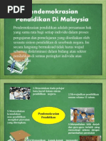 Download Ppt Pendemokrasian  Reformasi Pendidikan Di Malaysia  by Nurhainifaliniahmad SN96294201 doc pdf