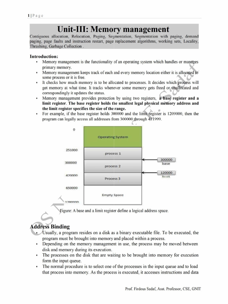 OS Unit3 | PDF