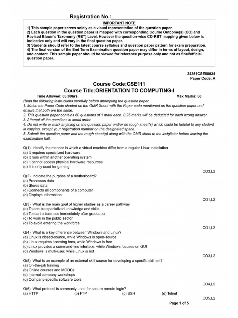 Cse 111 | PDF