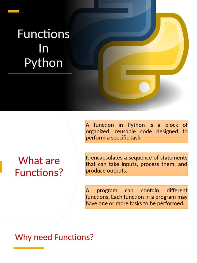 Understanding Functions in Python | PDF | Parameter (Computer ...