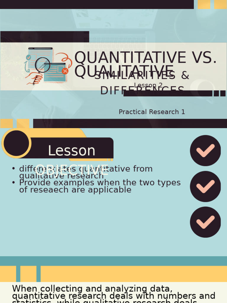 Quantitative vs. Qualitative Research Guide | PDF | Quantitative ...