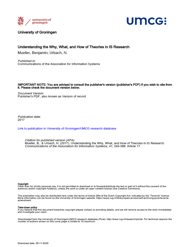 Understanding The Why What and How of TH | PDF | Theory | Hypothesis