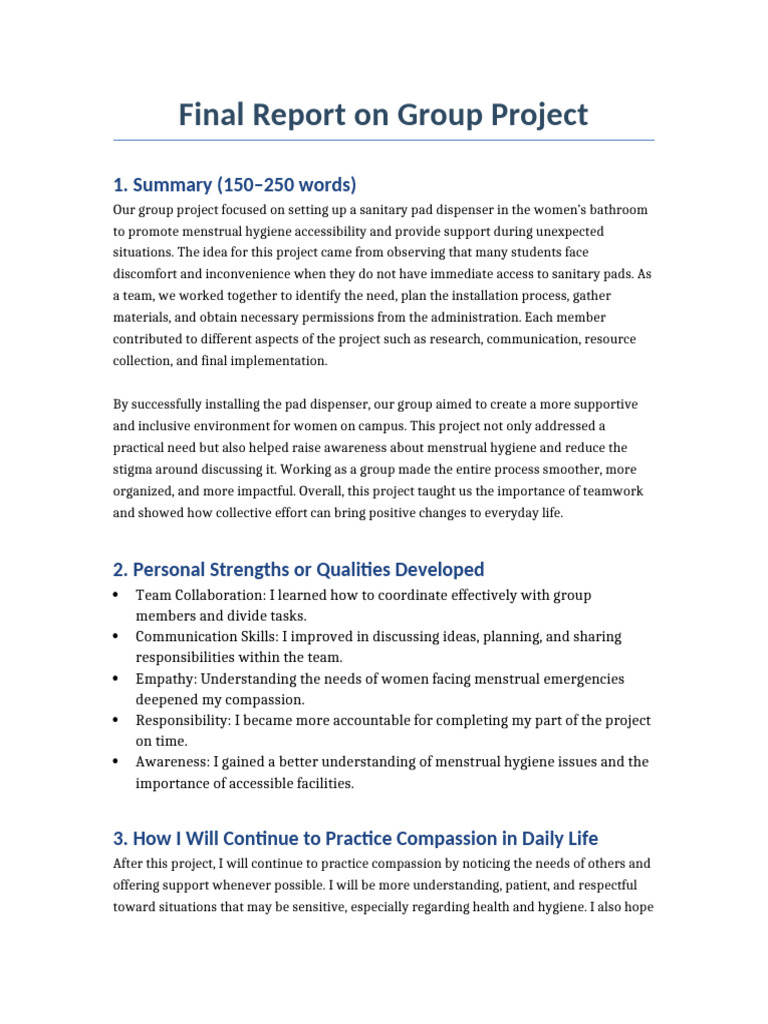 Final Project Report Stylish | PDF