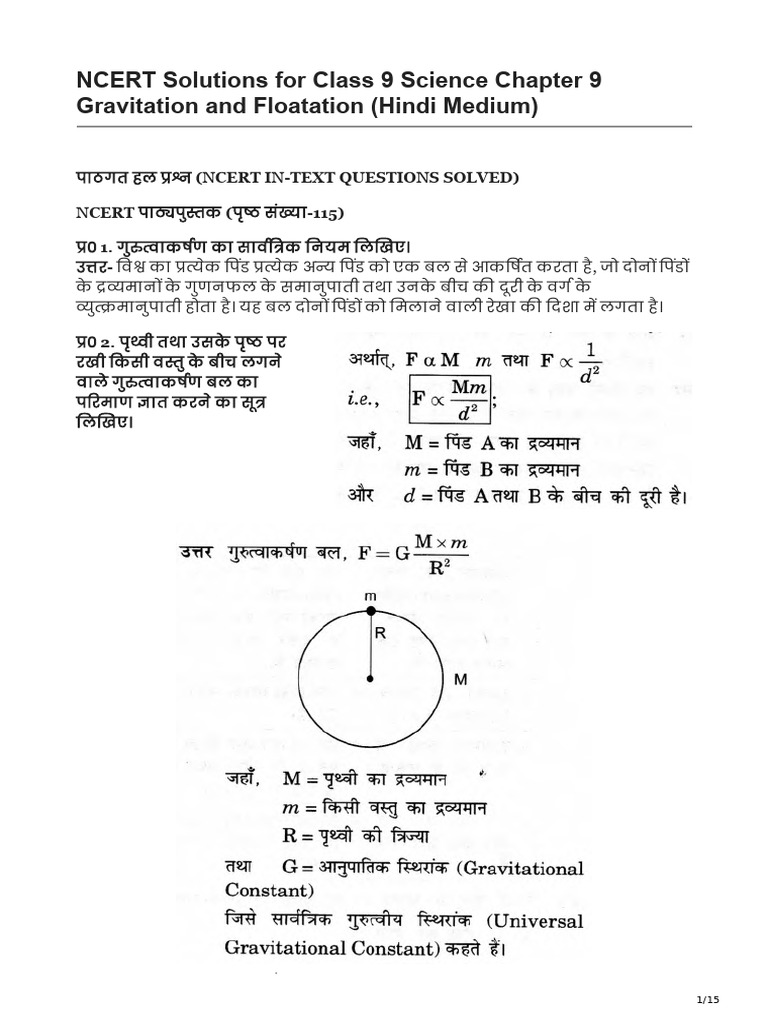 Question Answer Class 9 Vigyan Chapter 9 | PDF