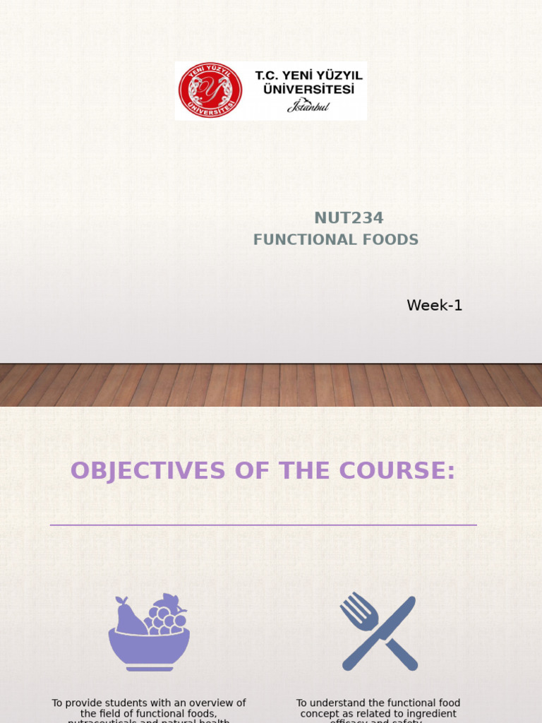 Overview of Functional Foods Course | PDF | Nutraceutical | Foods