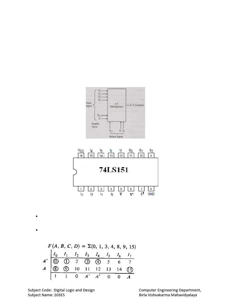 8x1 Multiplexer Implementation Guide | PDF