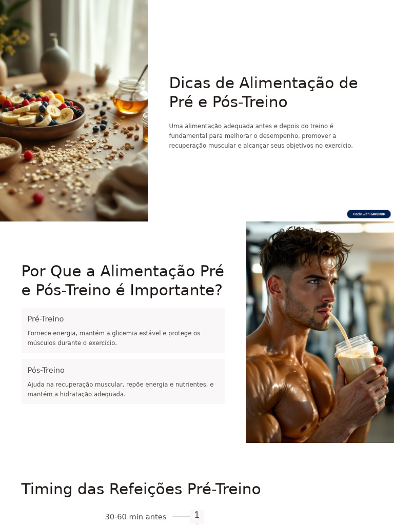 Dicas-de-Alimentacao-de-Pre-e-Pos-Treino | PDF