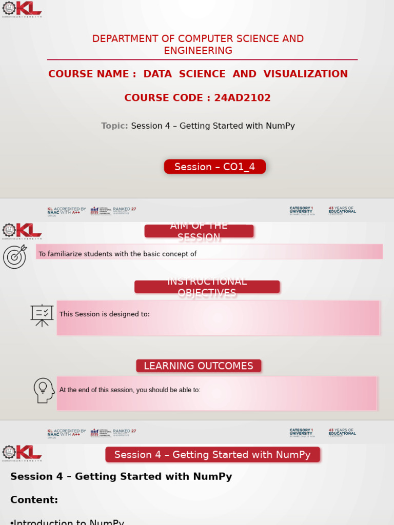 Co1 Session 4 DSV (24ad2102) | PDF | Computer Programming | Computing