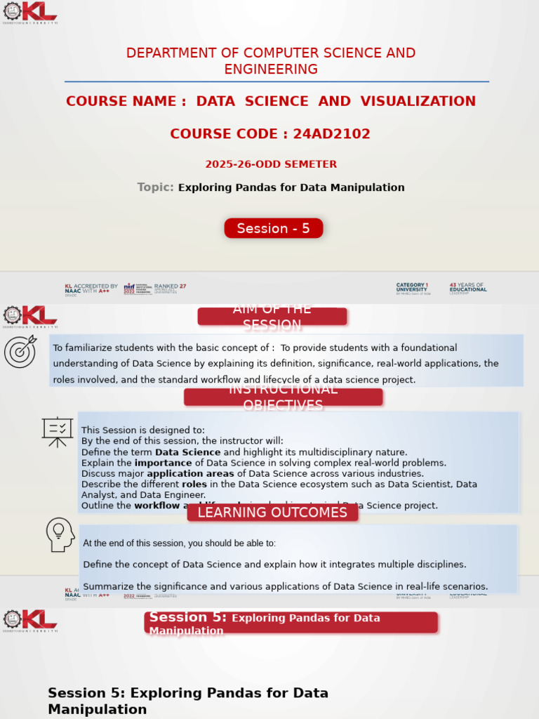 Co1 Session 5 DSV (24ad2102) | PDF | Comma Separated Values | Computing