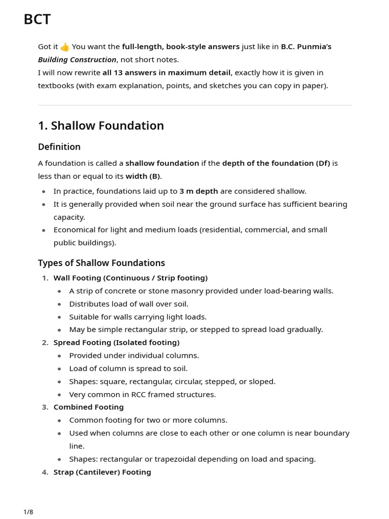 Comprehensive Guide to Shallow Foundations | PDF | Foundation ...