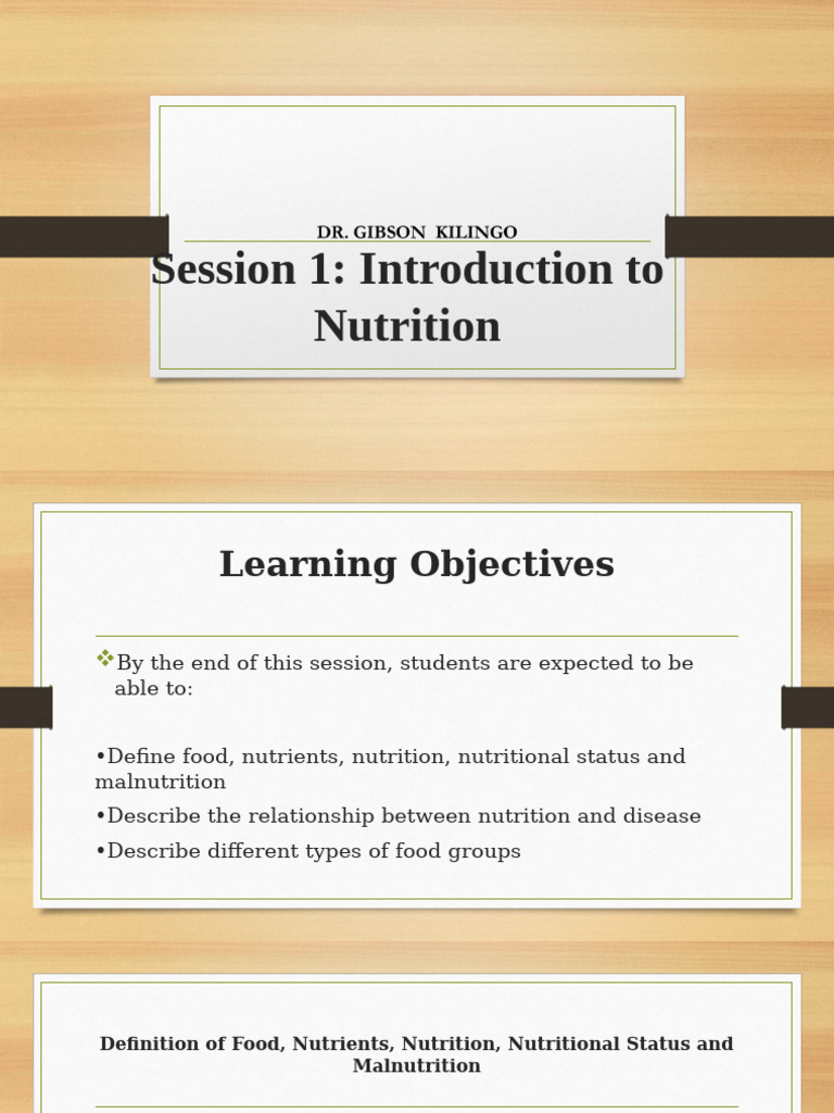Introduction to Nutrition Basics | PDF | Foods | Nutrition