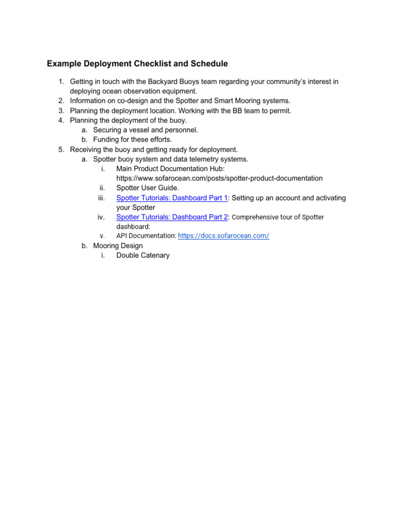 Ocean Observation Deployment Guide | PDF | Oceanography